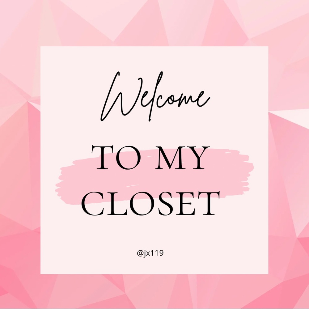 Welcome to my closet!